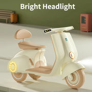 Rechargeable Vespa Style Ride On Bike | Fiber Body Vespa