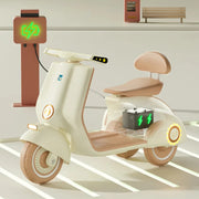 Rechargeable Vespa Style Ride On Bike | Fiber Body Vespa