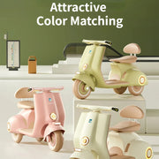 Rechargeable Vespa Style Ride On Bike | Fiber Body Vespa