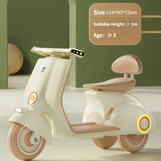 Rechargeable Vespa Style Ride On Bike | Fiber Body Vespa