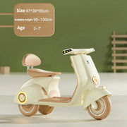 Rechargeable Vespa Style Ride On Bike | Fiber Body Vespa