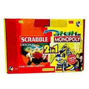 2 in 1 Scrabble & Monopoly Game 19924