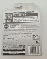 Hot Wheels HW Modified 1970 Pontiac Firebird Blue C4982