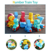 Wooden Cartoon Digital Train TM367