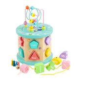 Wooden Six Sided Intelligence Beads Box TM372